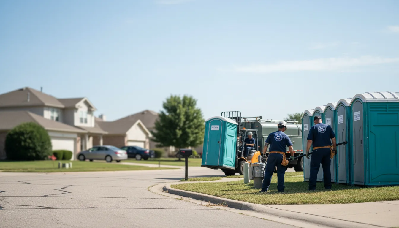 Porta Potty Rental in Middletown, IL near me